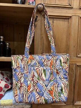 Vera Bradley East West Tote in Dragonfly By Pattern
